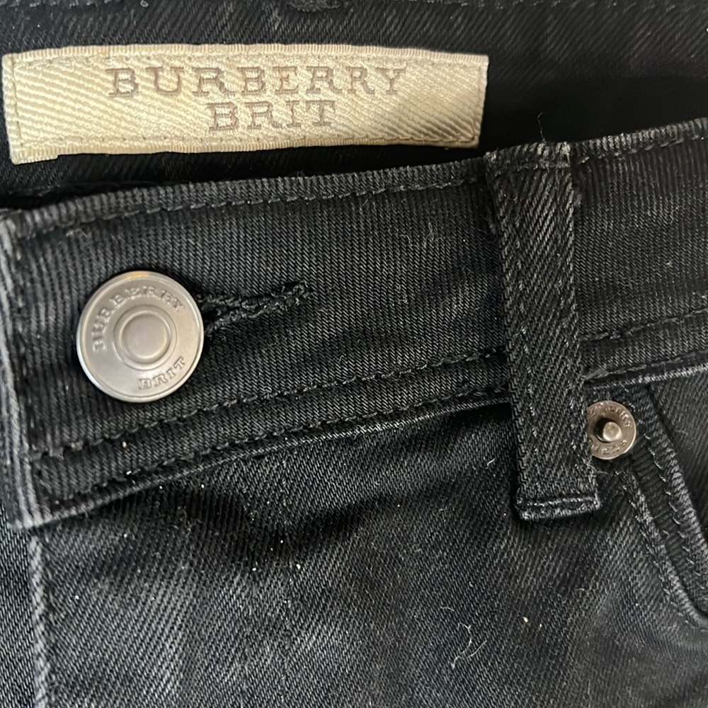 Burberry women’s skinny Jeans Sz 30 Black - Picture 4 of 10